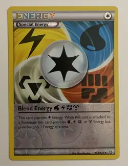 Blend Energy WLFM 118/124 Pokemon TCG BW Dragons Exalted Reverse Holo LP - Image 1