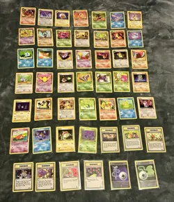 Pokemon WOTC Team Rocket Full Common/ Uncommon Set - Image 1