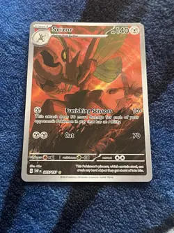 Pokemon TCG Scizor 205/197 Sv03: Obsidian Flames Holo Illustration Rare - Image 1