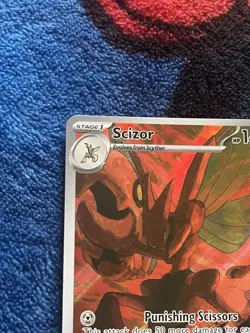 Pokemon TCG Scizor 205/197 Sv03: Obsidian Flames Holo Illustration Rare - Image 3