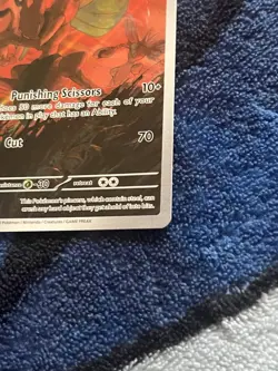 Pokemon TCG Scizor 205/197 Sv03: Obsidian Flames Holo Illustration Rare - Image 5