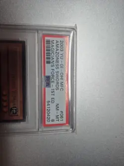 Amazoness Swords Woman MFC-061 Yu-Gi-Oh! Yugioh 1st Edition Holo PSA 8 NM-MT - Image 3
