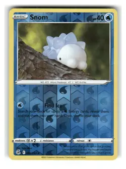 Snom 084/264 Common Fusion Strike Pokemon Reverse Holo Near Mint - Image 1