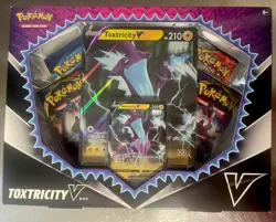 Pokemon TCG Sealed Toxtricity V Box (Includes XY Evolutions and Cosmic Eclipse) - Image 1