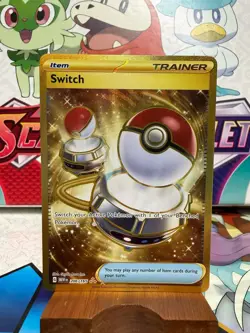 Switch 206/165 Gold - 151 English - Pokemon TCG - SHIPS FAST - Image 1