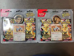 Pokemon Ascended Heroes First Partners Deluxe Pin Collection X2 Lot 2pk Larry’s - Image 3