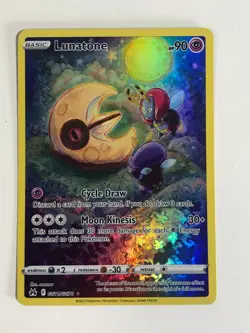 Pokemon TCG Crown Zenith Galarian Gallery Lunatone GG11/GG70 Near Mint - Image 1