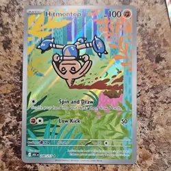 Nintendo Hitmontop 240/217 Stellar Crown Full Art Holo Illustration Rare EN - Image 1