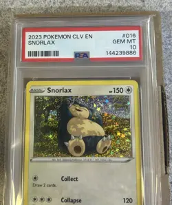 2023 POKEMON #016 SNORLAX PSA 10 - Image 2