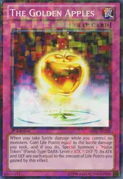 1x (P) The Golden Apples - BP02-EN208 - Mosaic Rare - 1st Edition YuGiOh - Image 1