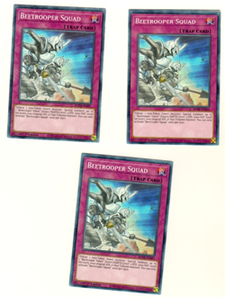 Set Of 3 Beetrooper Squad BODE-EN091 Burst Of Destiny 1st Edition Yugioh - Image 1