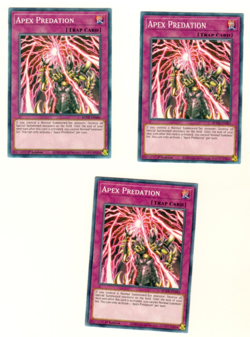 Set Of 3 Apex Predation BODE-EN084 Burst Of Destiny 1st Edition Yugioh - Image 3