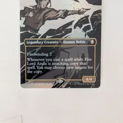 Fire Lord Azula (0313) (Borderless) Avatar The Last Airbender Foil NM Not Played - Image 3