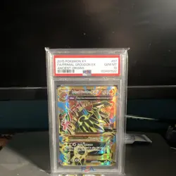 Pokemon 2015 XY Ancient Origins Primal Groudon EX 97/98 PSA 10 Full Art Holo - Image 5