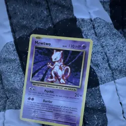 Pokemon TCG Wizards of the Coast Mewtwo 10/102 130 HP - Image 1