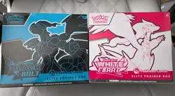 Black Bolt and White Flare POKEMON CENTER ETB Elite Trainer Box SEALED - Image 1