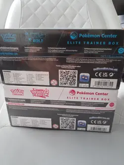 Black Bolt and White Flare POKEMON CENTER ETB Elite Trainer Box SEALED - Image 5