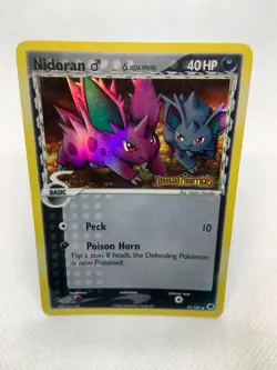 Nidoran 57/101 EX Dragon Frontiers Stamped Reverse Holo Pokemon Card - Image 4