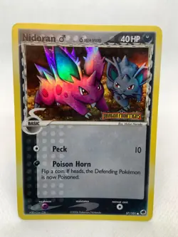 Nidoran 57/101 EX Dragon Frontiers Stamped Reverse Holo Pokemon Card - Image 5