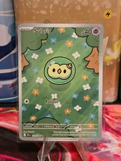 Solosis 118/086 Holo Illustration Rare Black Bolt Pokemon Near Mint - Image 1