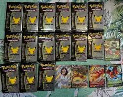 Pokemon TCG Celebrations Booster Pack Lot 15 Packs (cards not included) - Image 1