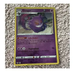 Pokemon TCG Gengar 085/202 Sword & Shield Base Set REVERSE HOLO - Image 1