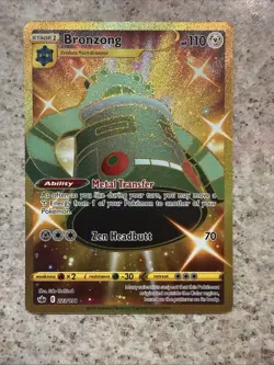 Pokemon - Bronzong - 223/198 - Secret Rare - Chilling Reign -NM/M - Image 1