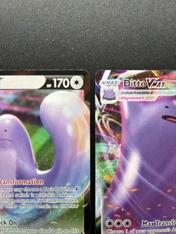 Pokemon: Ditto V 050/072 & Ditto VMAX 051/072 Ultra Rare Shining Fates - Image 5