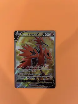 Pokemon TCG Galarian Zapdos V - 173/198 LP - Image 1