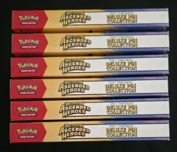 Pokemon Ascended Heroes First Partners Deluxe Pin Collection TCG Sealed Lot of 6 - Image 3