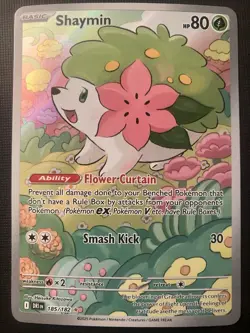 Shaymin 185/182 Sv10: Pokemon Scarlet & Violet Destined Rivals 2025 Holo NM - Image 1
