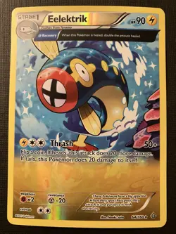 Eelektrik (Alpha) 64/160 Pokemon XY Primal Clash 2015 Reverse Holo LP - Image 1