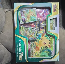 Pokemon TCG Leafeon VSTAR Special Collection Box Promo English 2022 6+ - Image 1