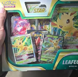 Pokemon TCG Leafeon VSTAR Special Collection Box Promo English 2022 6+ - Image 3