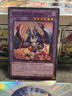 3X- Yu-Gi-Oh! Garura, Wings of Resonant Life #RA02-EN024 Super Rare NM - Image 3