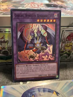 3X- Yu-Gi-Oh! Garura, Wings of Resonant Life #RA02-EN024 Super Rare NM - Image 4