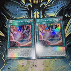YUGIOH Super Rare - Engage Neo Space X2 - POTE-EN051 1st Edition - NM/M 💎 - Image 1