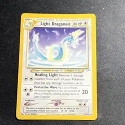 Pokemon Light Dragonair Rare 80HP Neo Destiny 22/105 English Card 2000 Regular - Image 1