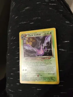 Pokemon Neo Destiny Dark Crobat Unlimited Holo Rare Card 2/105 - Image 1