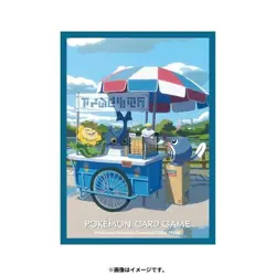 Pokemon Center Original Card Game Sleeve Poliwag Sunflora Heracross 64 sleeves - Image 1