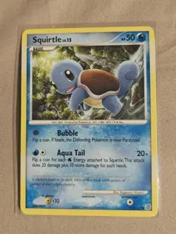 Pokemon TCG Squirtle 112/132 Secret Wonders Regular LP Card - Image 1