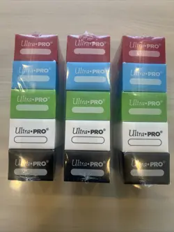 3 Ultra Pro Deck Box (Set Of 5 Color Pack Bundle) - Image 1