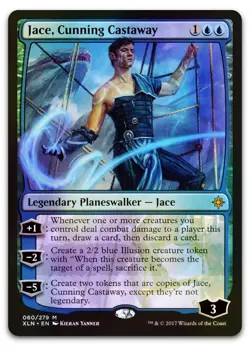 Jace, Cunning Castaway #60 (Foil) (NM) Ixalan XLN Magic MTG - Image 1
