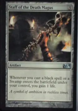 Staff of the Death Magus - Magic 2014 (M14): #219, Magic: The Gathering Nm C265 - Image 1