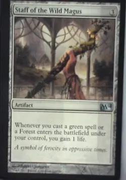 Staff of the Wild Magus - Magic 2014 (M14): #223, Magic: The Gathering Nm C265 - Image 1