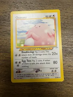 Pokemon TCG Chansey Neo Destiny 31/105 NM/LP - Image 1