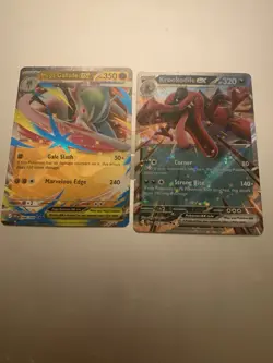 Pokemon TCG Mega Gallade EX & Krookodile EX Chaos Rising - Image 1