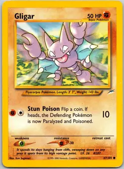 Gligar 67/105 Unlimited Common Neo Destiny Lightly Played - Image 1