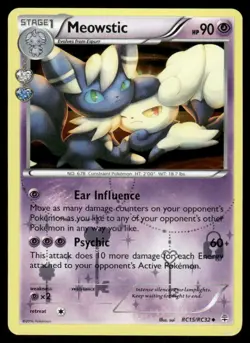 Pokemon Cards Meowstic RC15/RC32 Generations Uncommon NM *2 - Image 1