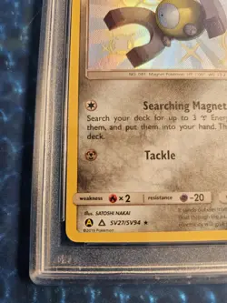 2019 Pokemon Sun & Moon Hidden Fates Magnemite Holo #SV27 PSA 10 - Image 2